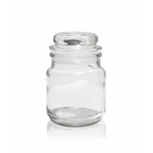 Clear Cosmetic Glass Jar with Vaccum Cap - 100ml