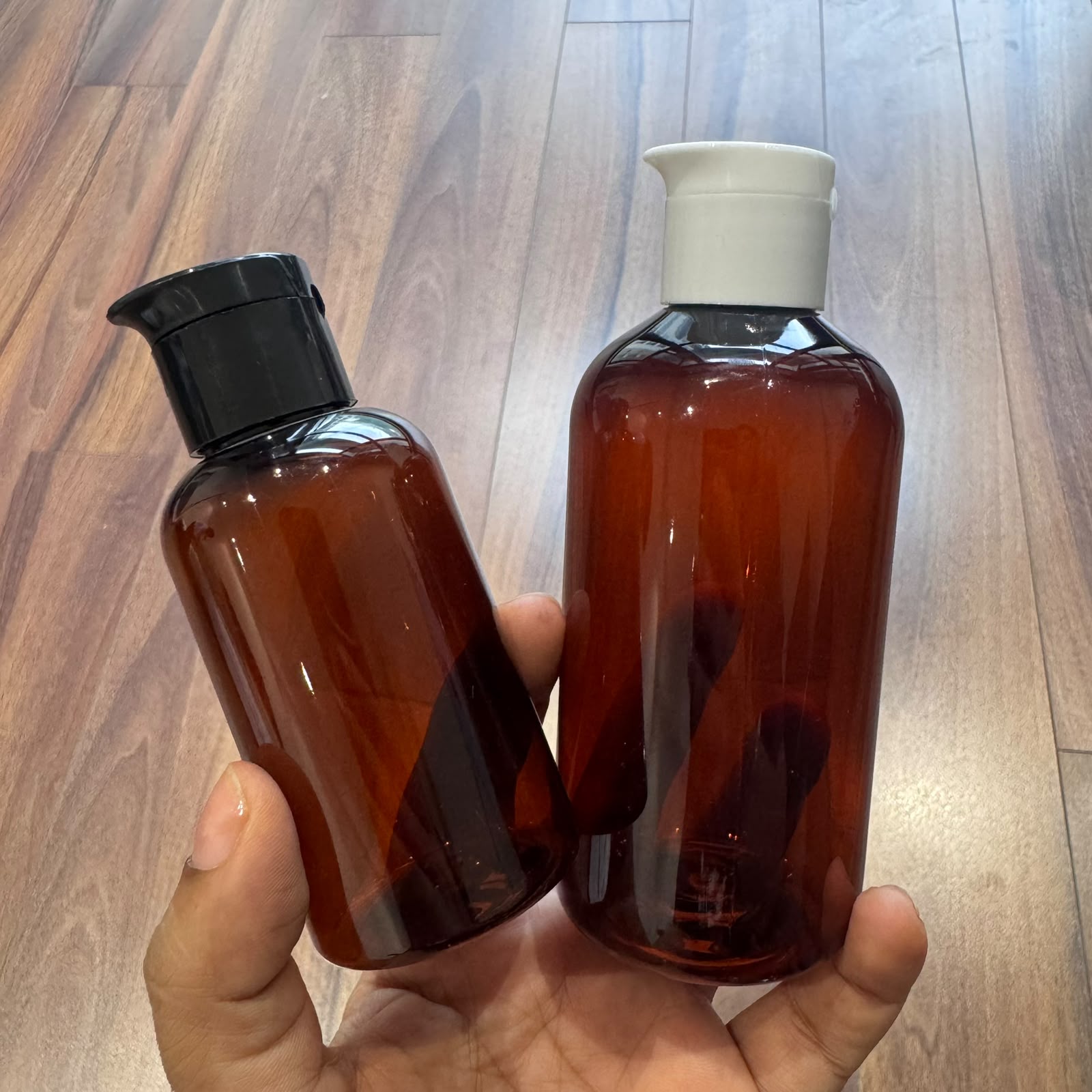 100ml Short Boston Bottle | Beak Flip Cap | Easy Dispensing