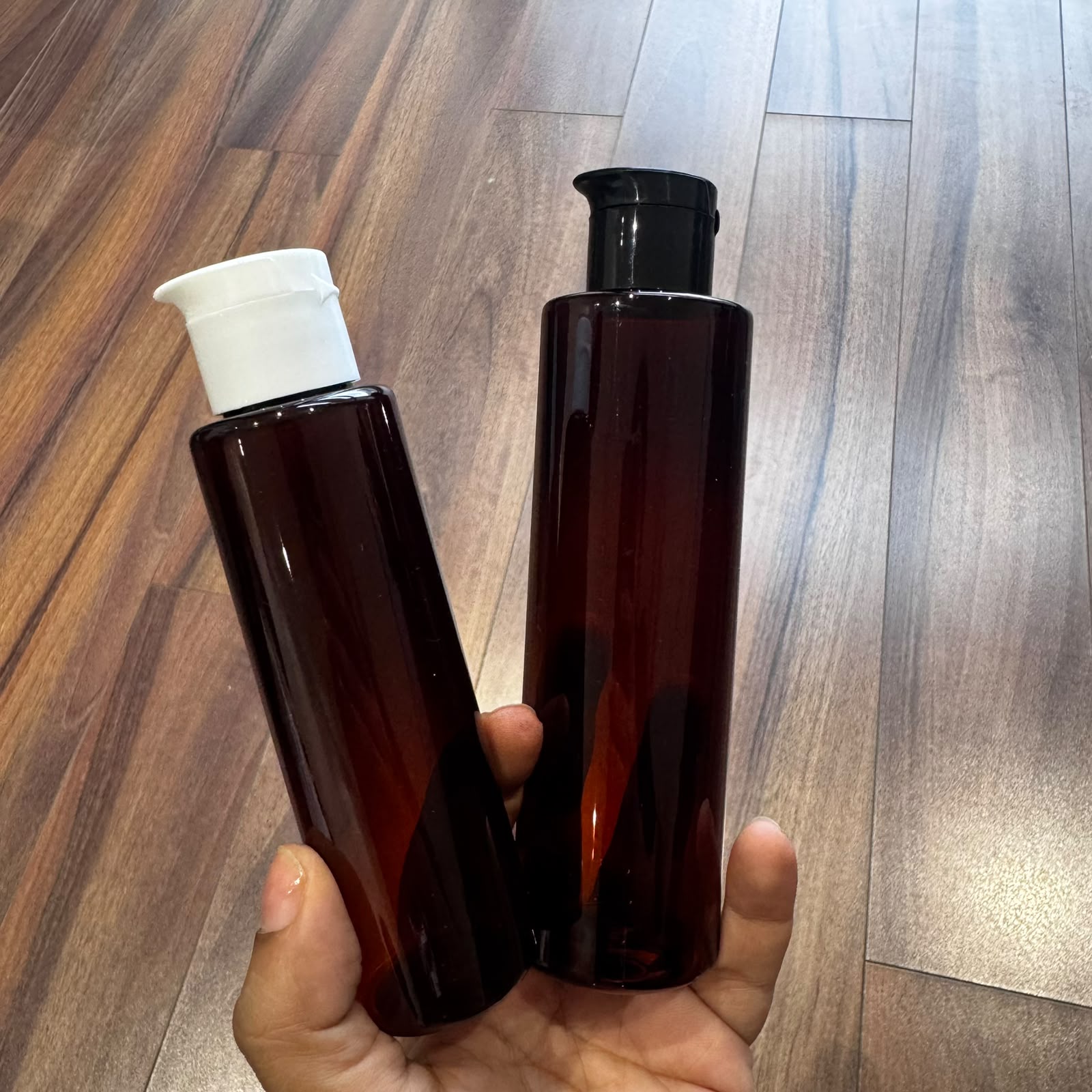 100ml Sleek PET Bottle with Beak Flip Top Cap