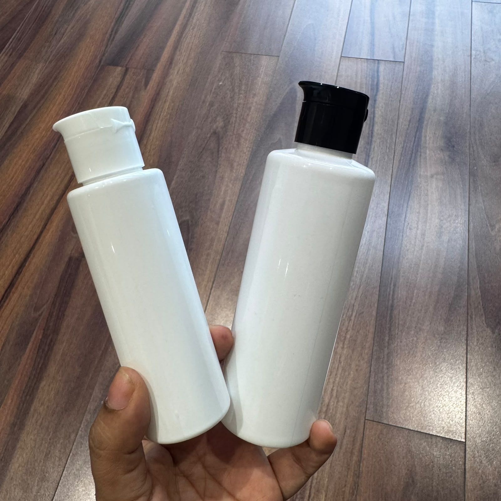 100ml Sleek PET Bottle with Beak Flip Top Cap