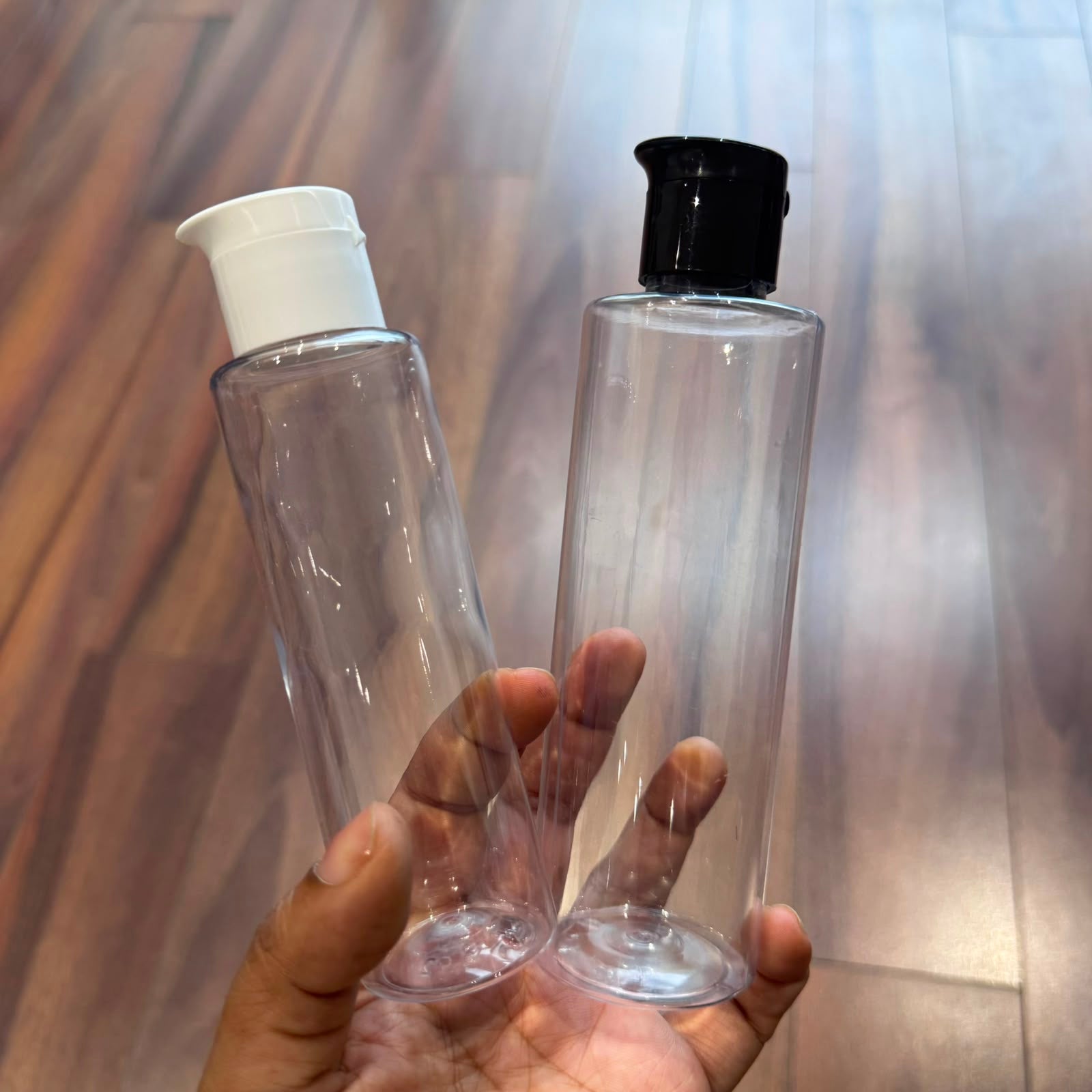 100ml Sleek PET Bottle with Beak Flip Top Cap