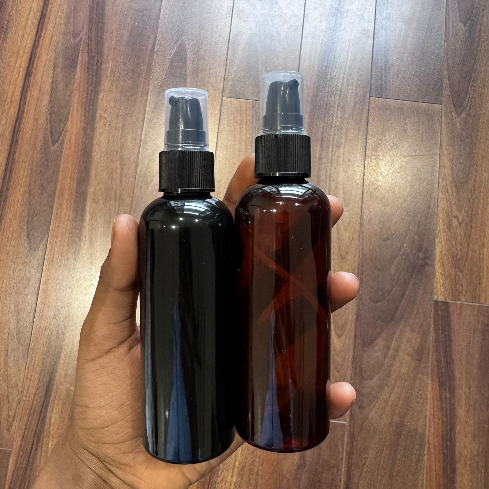 100ml Avon PET Bottle | Lotion Pump | Black, Clear & Amber