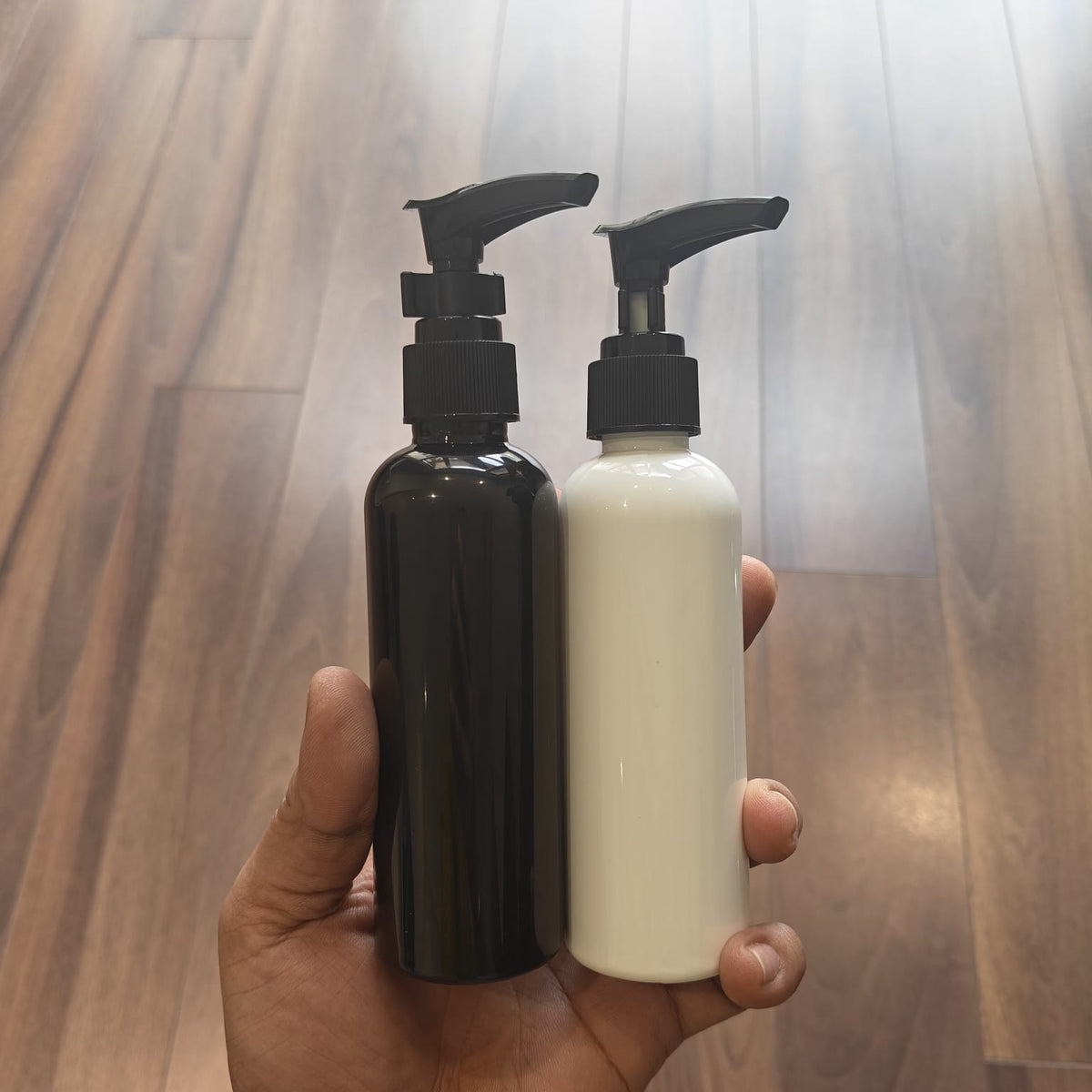 100ml Long Avon PET Bottle with Dispenser Pump