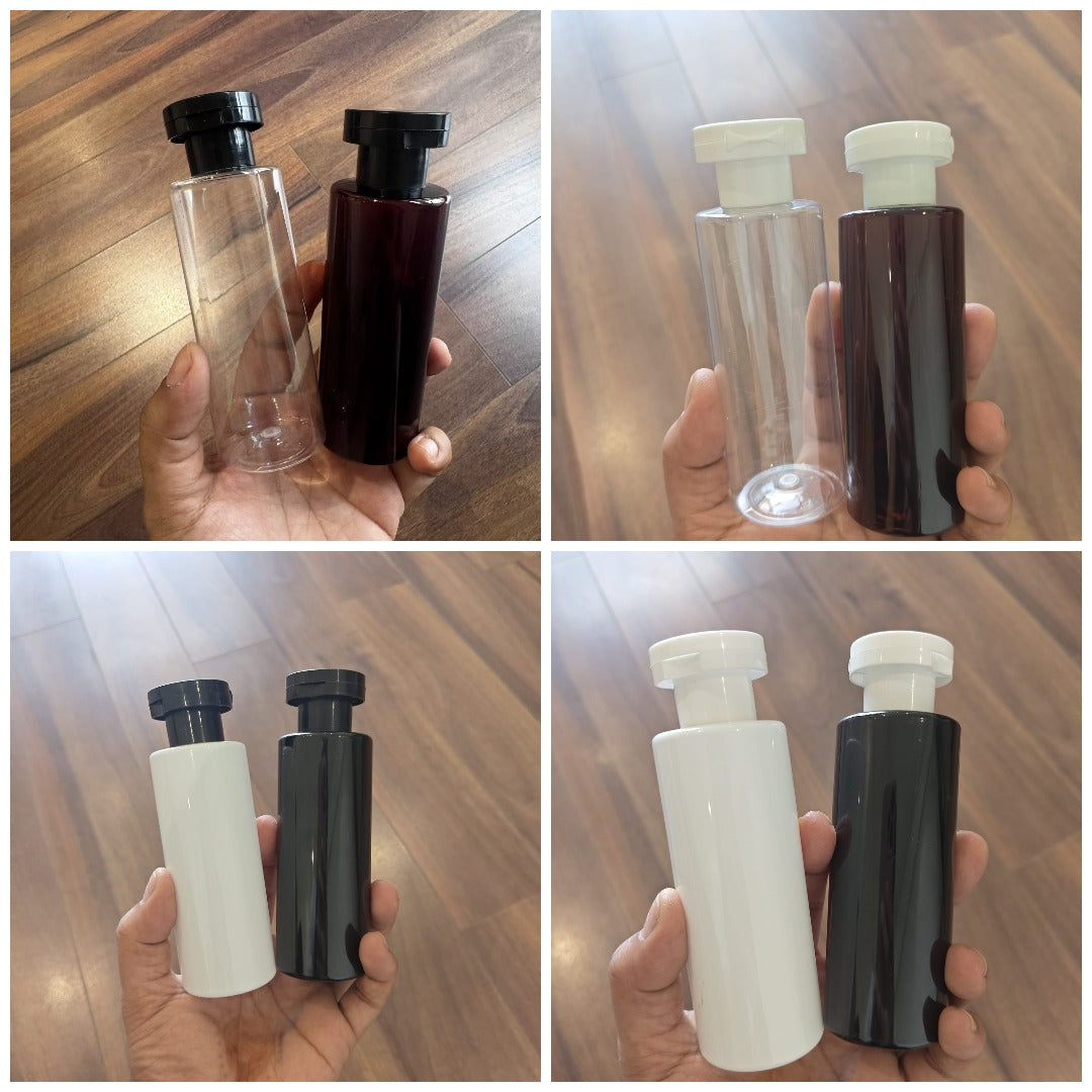 100ml Sleek PET VOLZA Flip Top Cap Bottle