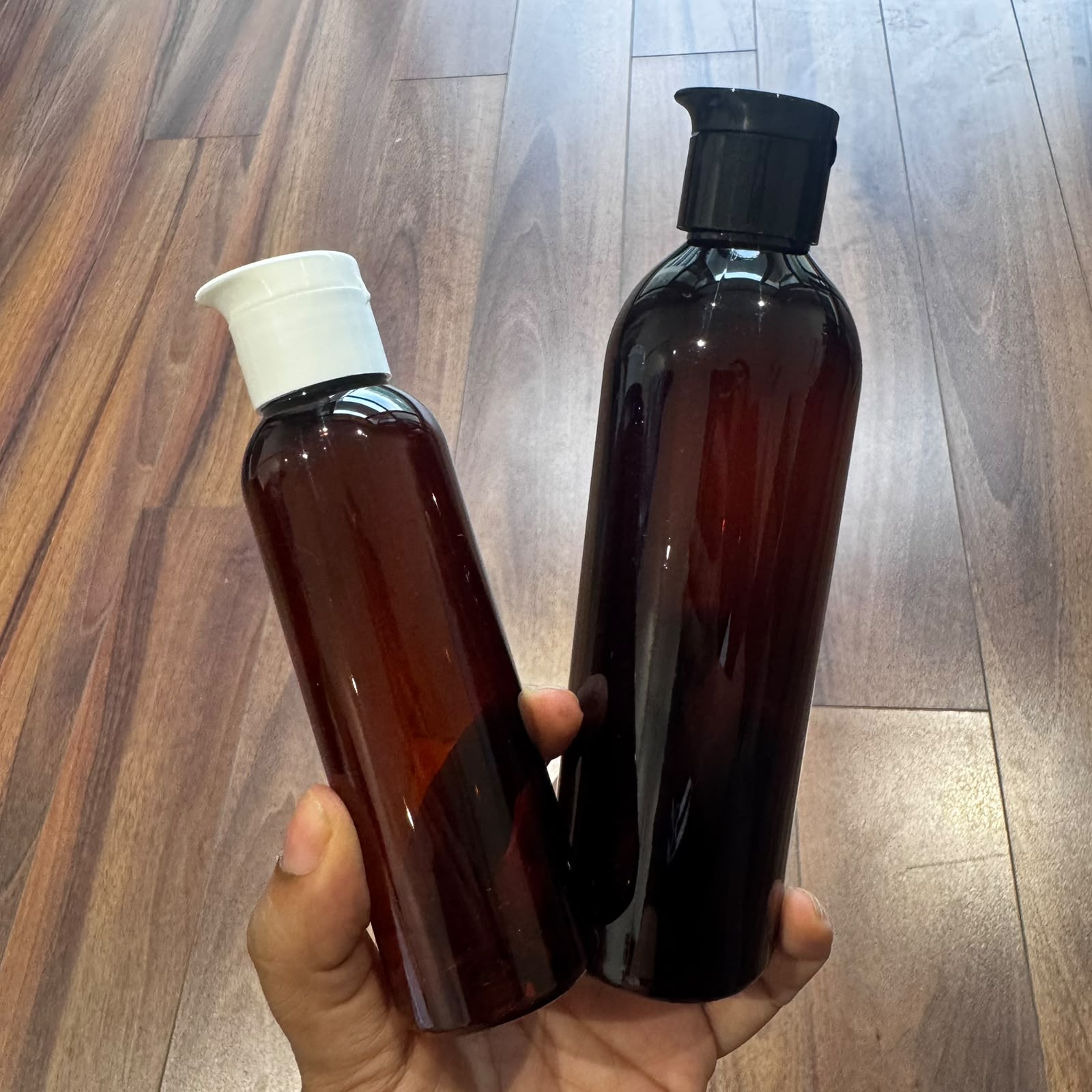 200ml Long Boston Bottle | Beak Flip Top Cap | Cosmetic Packaging (Copy)