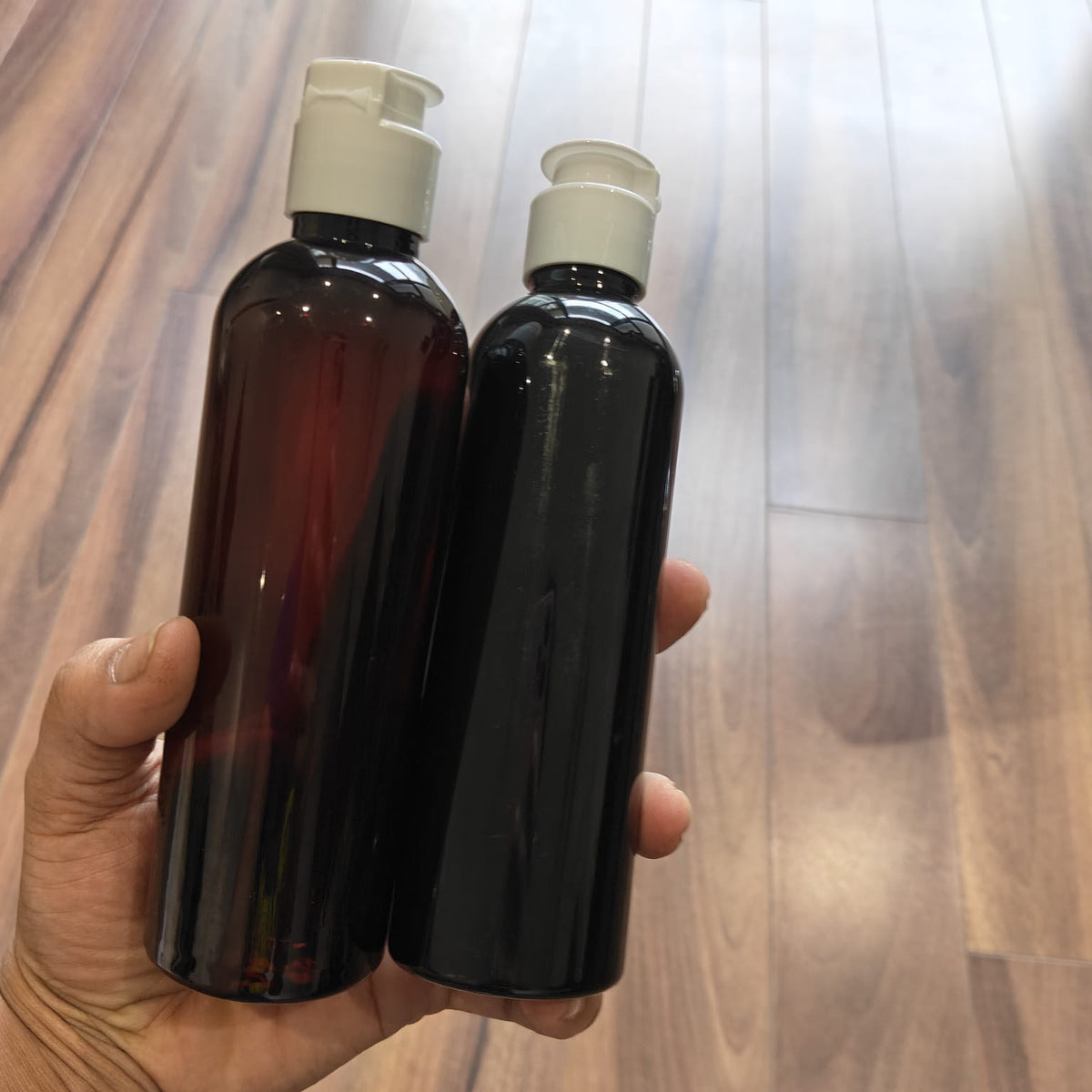 120ml Long Boston PET Bottle with Kettle Flip Top Cap