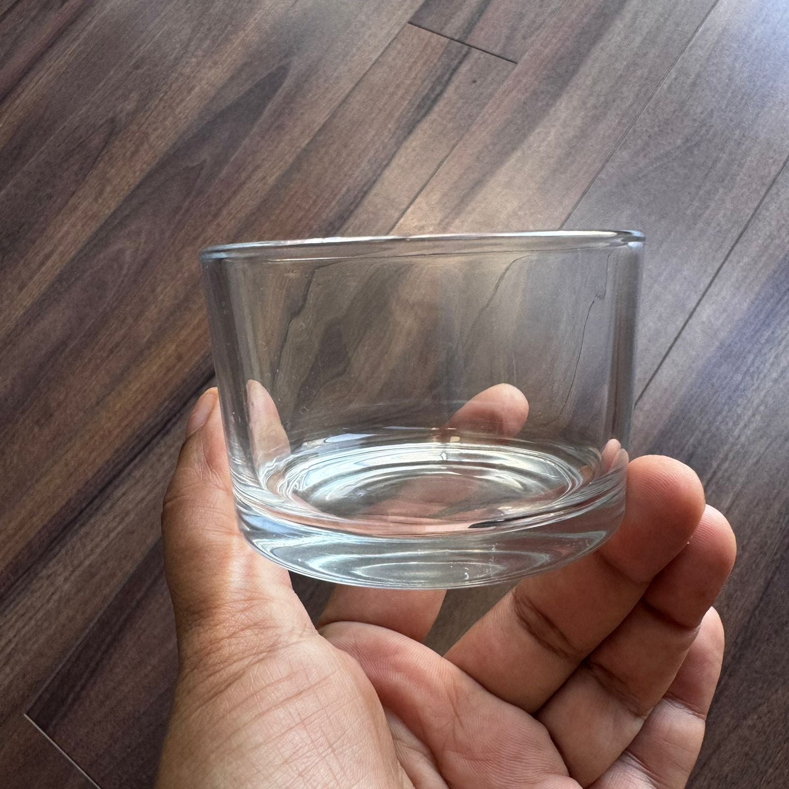130ml Clear Glass Round Votive Candle Jar | Premium Empty Candle Container