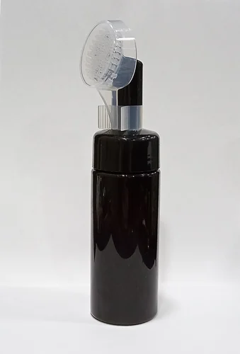 Black Foaming Bottle With Brush - (100ml)