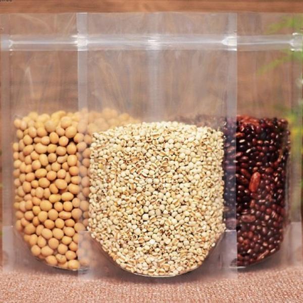 2 Side Transparent Stand up Pouch- Zipper (Clear)