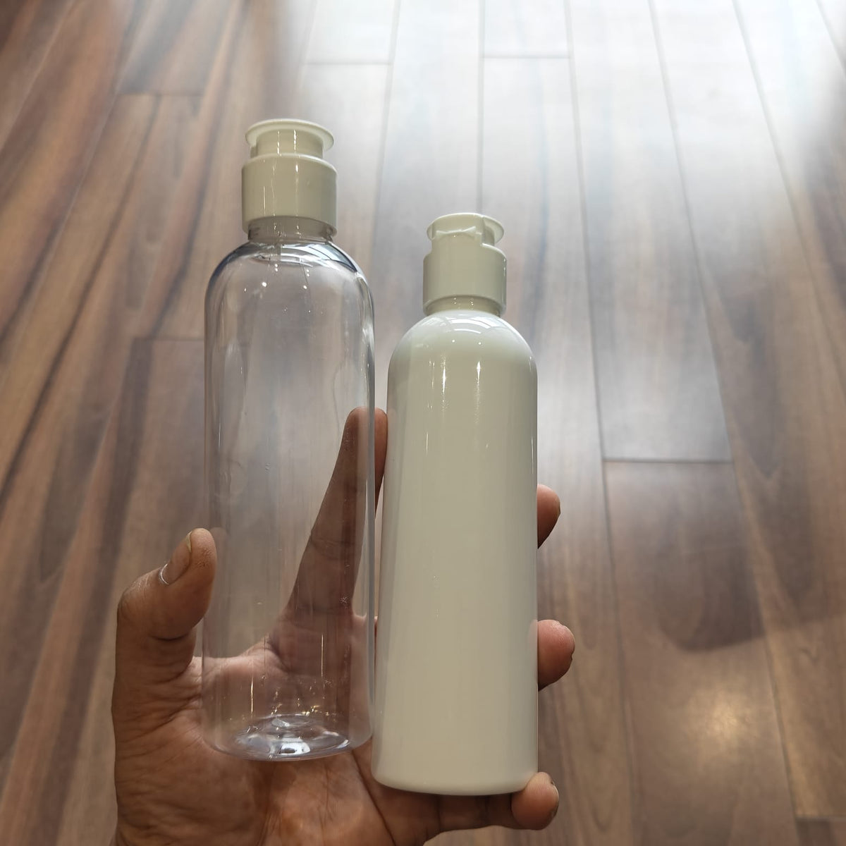 200ml Long Boston PET Bottle with Kettle Flip Top Cap