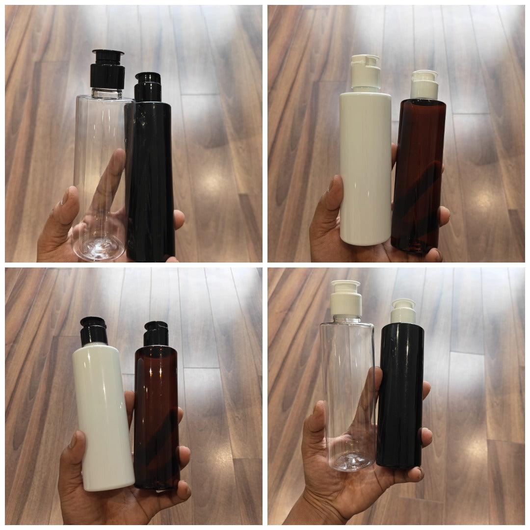 200ml Sleek PET Bottle with Kettle Flip Top Cap
