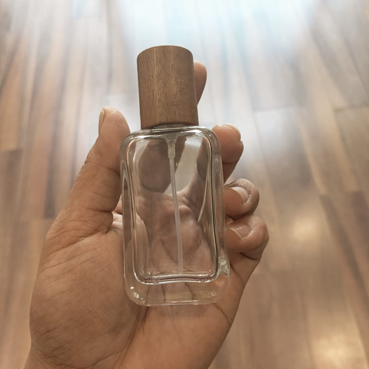 30ml Short Thick Wooden Perfume Bottle – Set of 6 Shades
