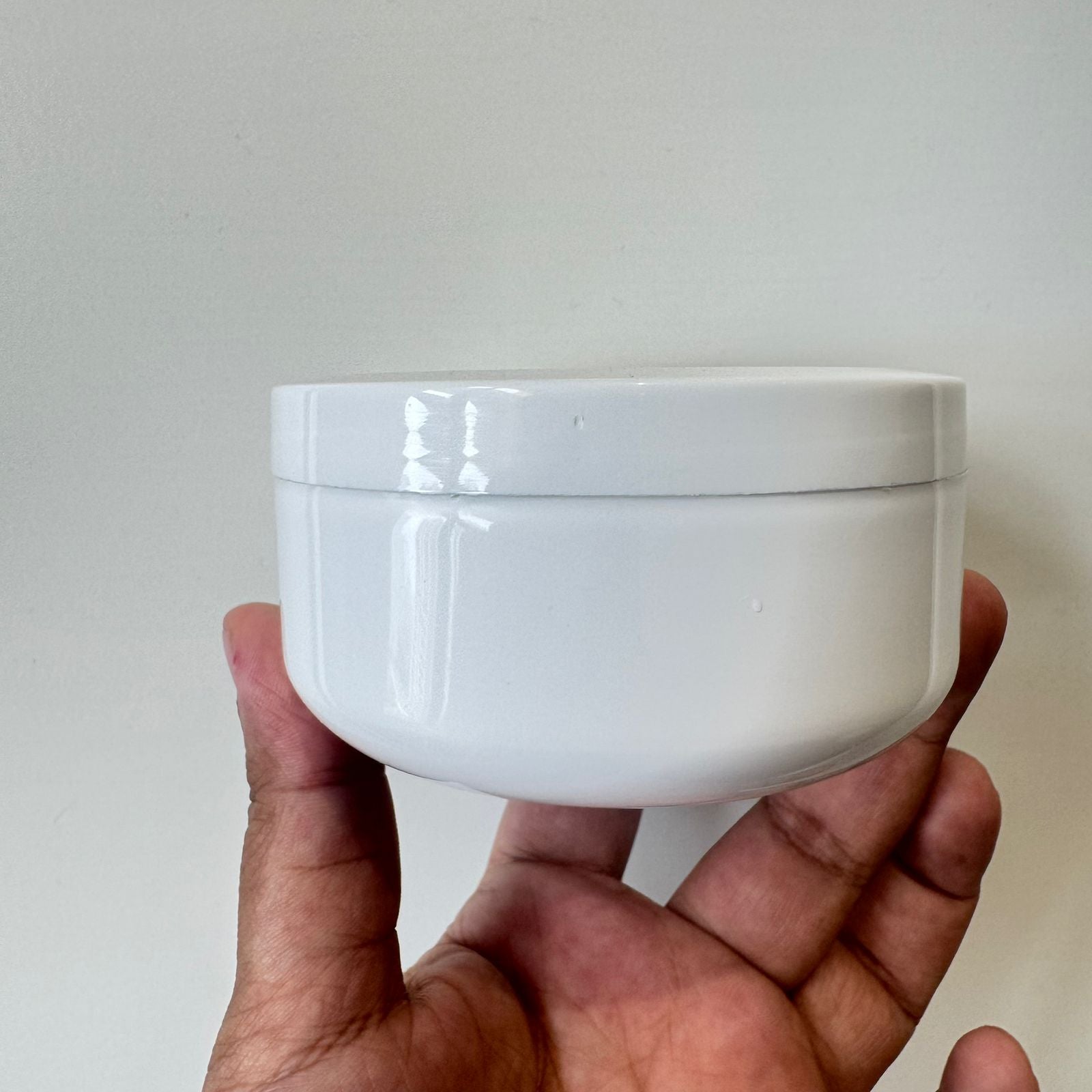 Cosmetic PP Cream Jar - White ( 200gm)