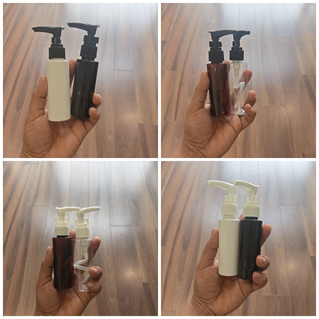 50ml Sleek PET Bottle with Dispenser Pump
