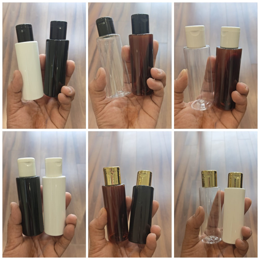 50ml Sleek PET Flip Top Cap Bottle