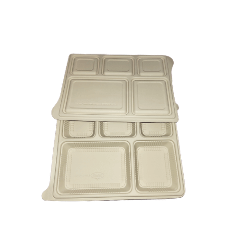 5CP Cornstarch Meal Tray - Off White