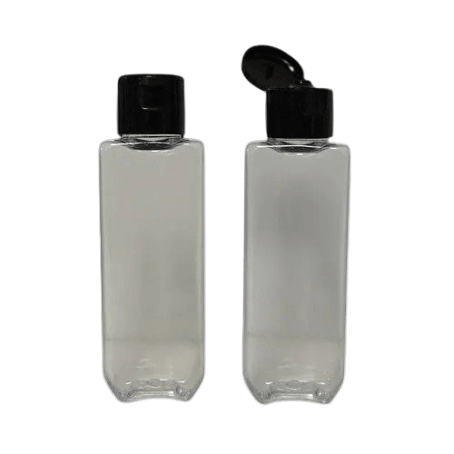 Cosmetic Cetra Pet Bottle with Flip Top Cap - Clear (100ml)