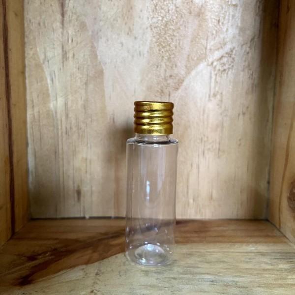 Cosmetic Sleek Slant Shoulder Pet Bottle with RO Cap (Non-FTC) - Clear (30ml)