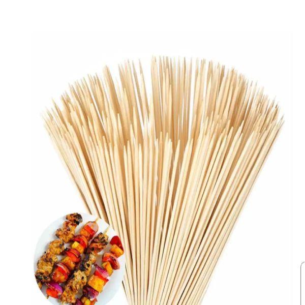 Disposable Cutlery Satay Sticks Skewers- 6" (inch) Brown