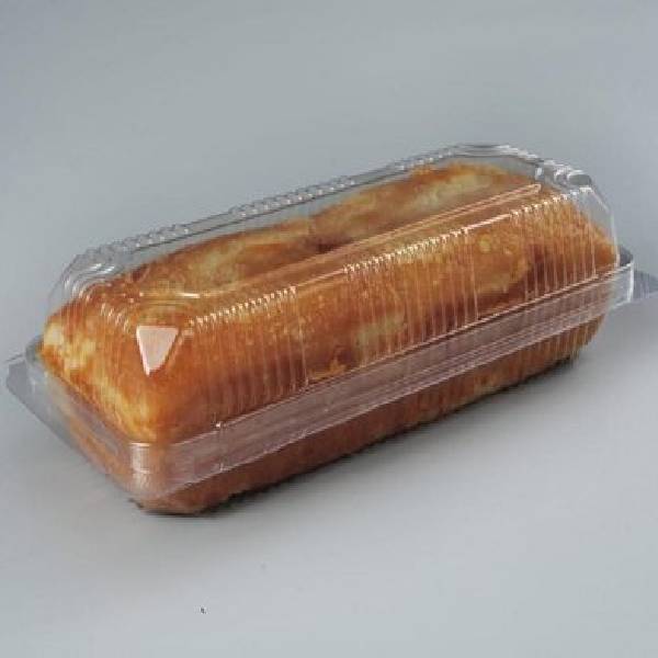 Disposable Hinged Bakery Box Large (Rectangle) Transparent
