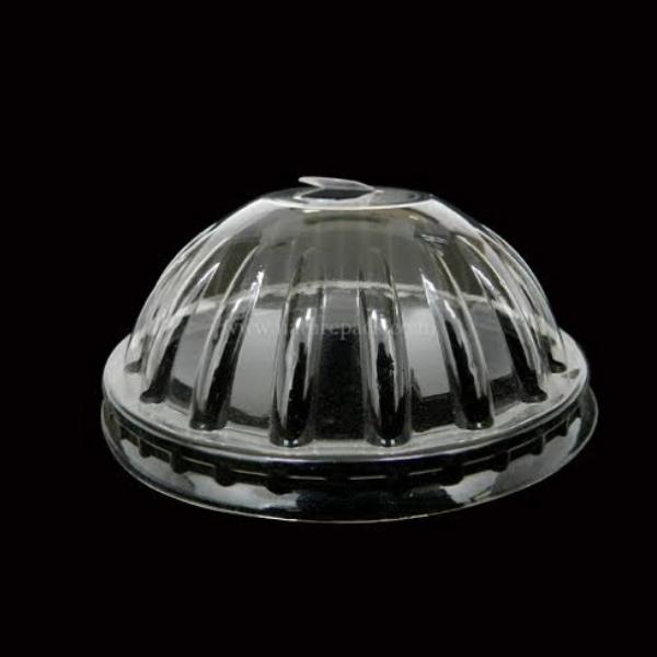Disposable Pet Glass Dom Lid- 200ml/ 250ml/ 300ml (Round) Transparent