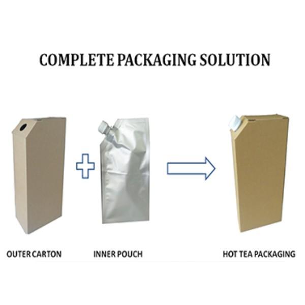 Disposable Tea/ Coffee Flask with Aluminium Foil and Corrugated Box (250ml, 500ml, 750ml, 1000ml)