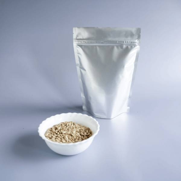 2 Side Stand up Pouch- Zipper (Gold, Silver)