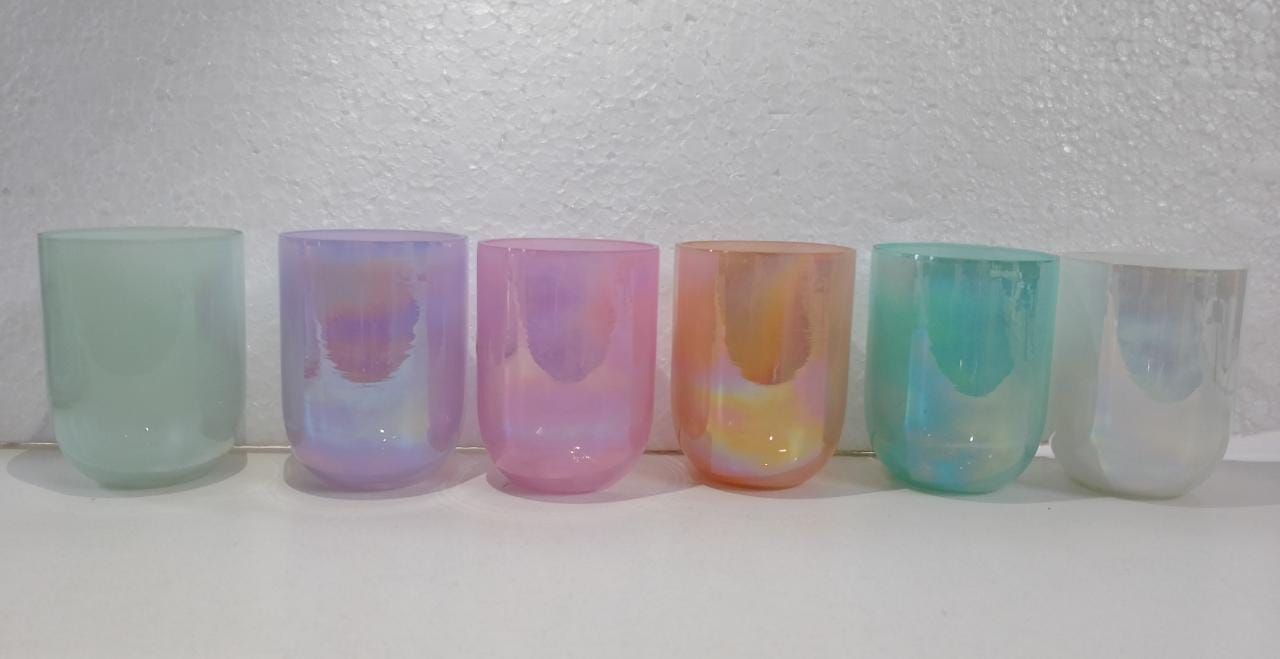 Candles Glass Jar - Luster Finish (Multiple Colors) 230ml