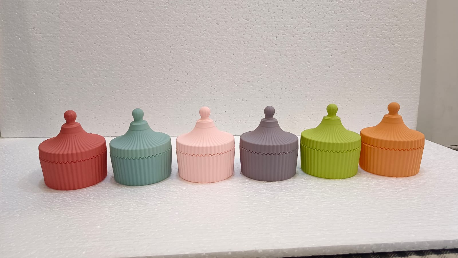 Trinklet Lining Candy Glass Jar - Matte