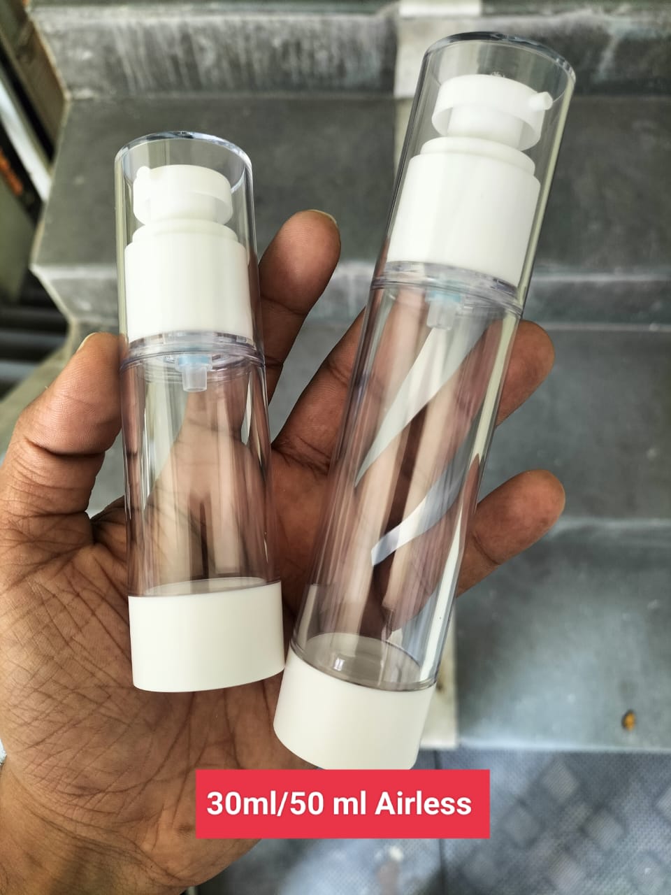Airless Pump Bottles - (30ml, 50ml)