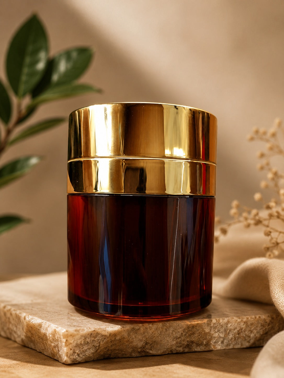 Airless Vaccum Cream Pump (Gold)