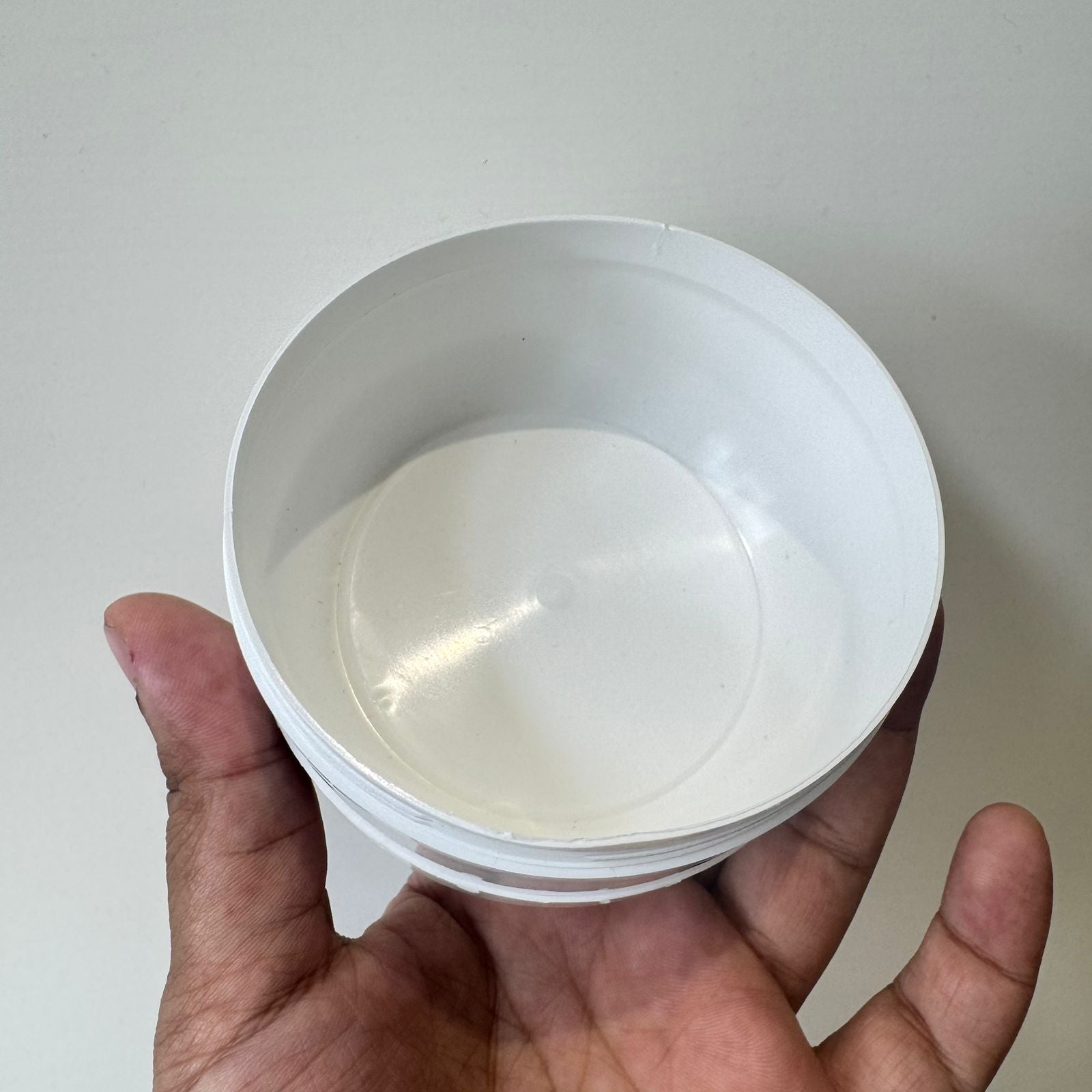 Cosmetic PP Cream Jar - White ( 200gm)