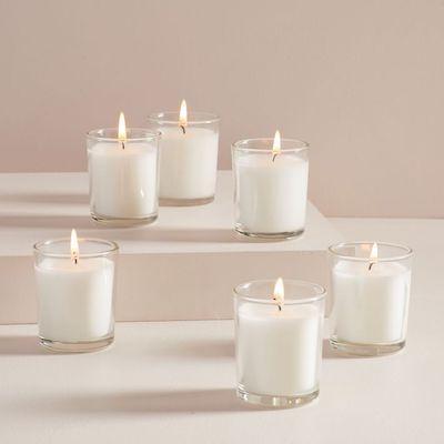 Candles Clear Glass Jar Votives - 70ml