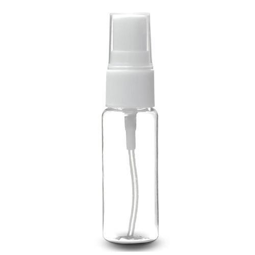 Cosmetic Sleek Slant Shoulder Pet Bottle with Spray Pump - Clear (30ml)