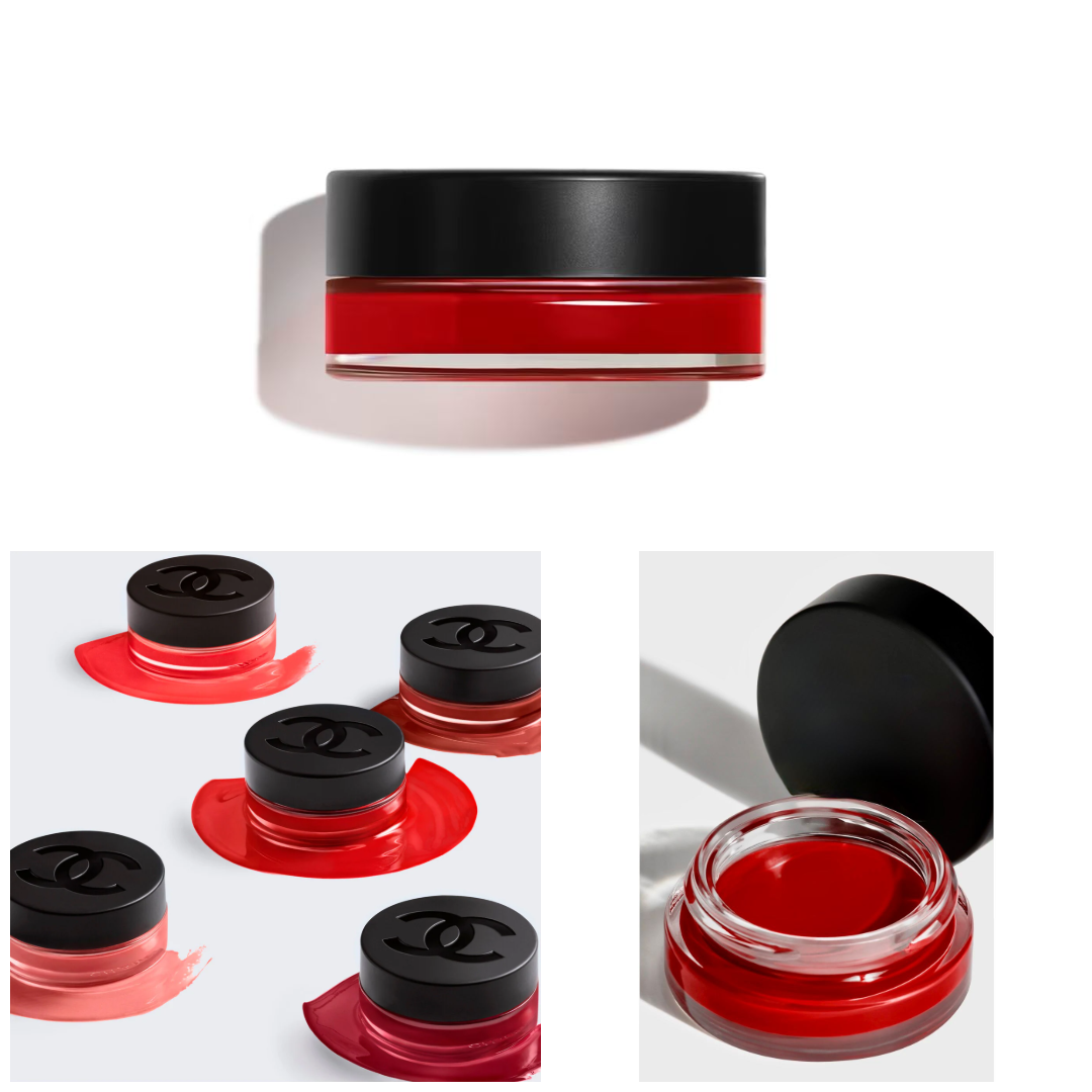 5g Thick Bottom Clear Glass Jar with Black/White Cap | Premium Cosmetic Container |