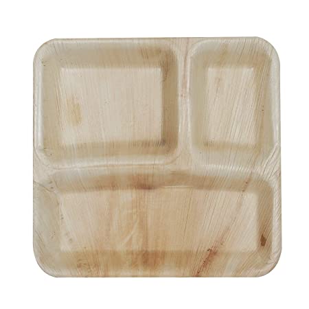 Areca Plate 3CP- 9x9" (Inch) Square