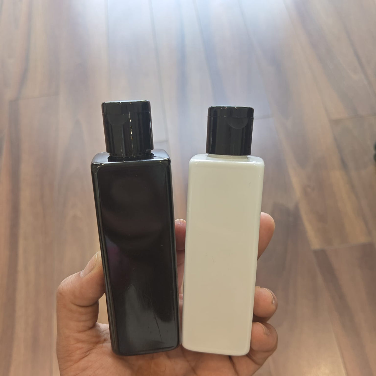 100ml Square PET Flip Top Cap Bottle