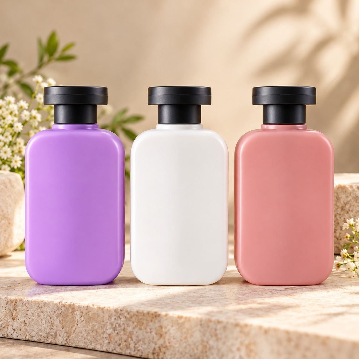 125ml VOLZA HDPE Flip Top Cap Bottle | Cosmetic Packaging