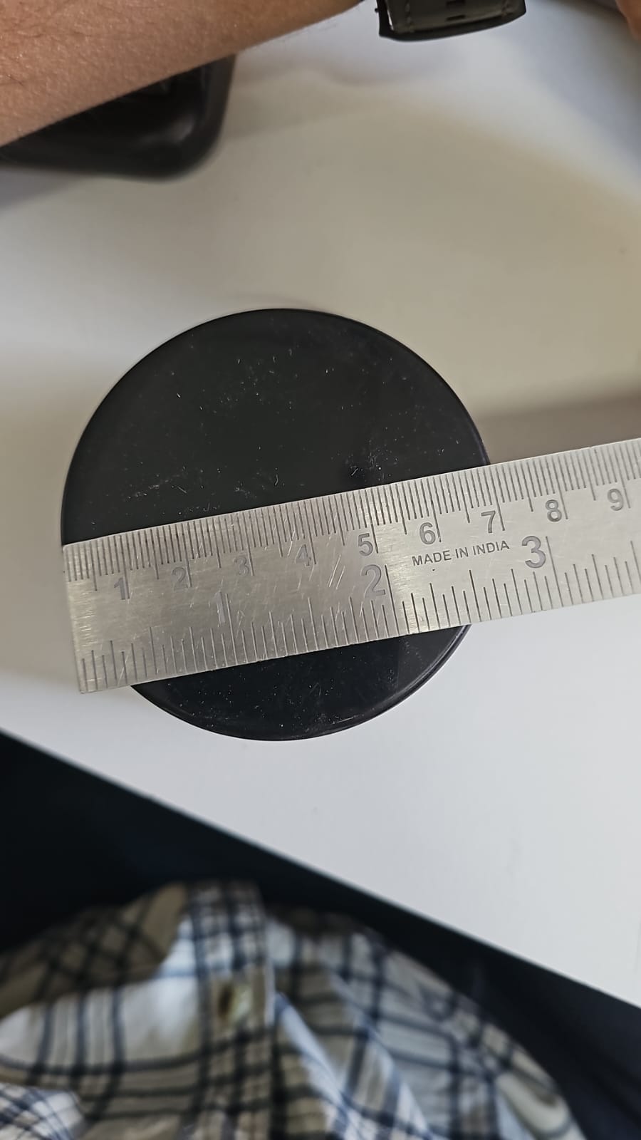 Cosmetic Clear Pet Jar with Black Lid (150gm)