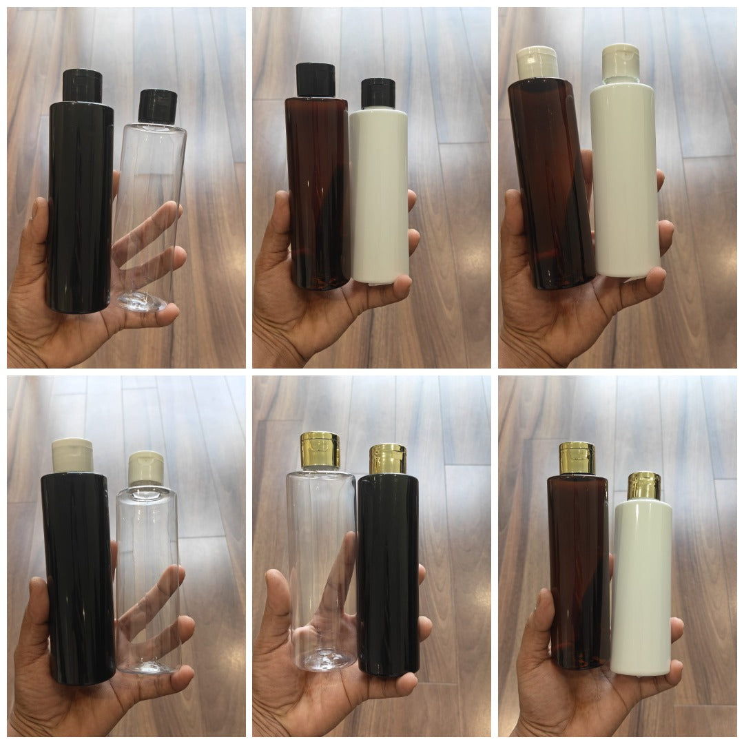 200ml Sleek PET Flip Top Cap Bottle