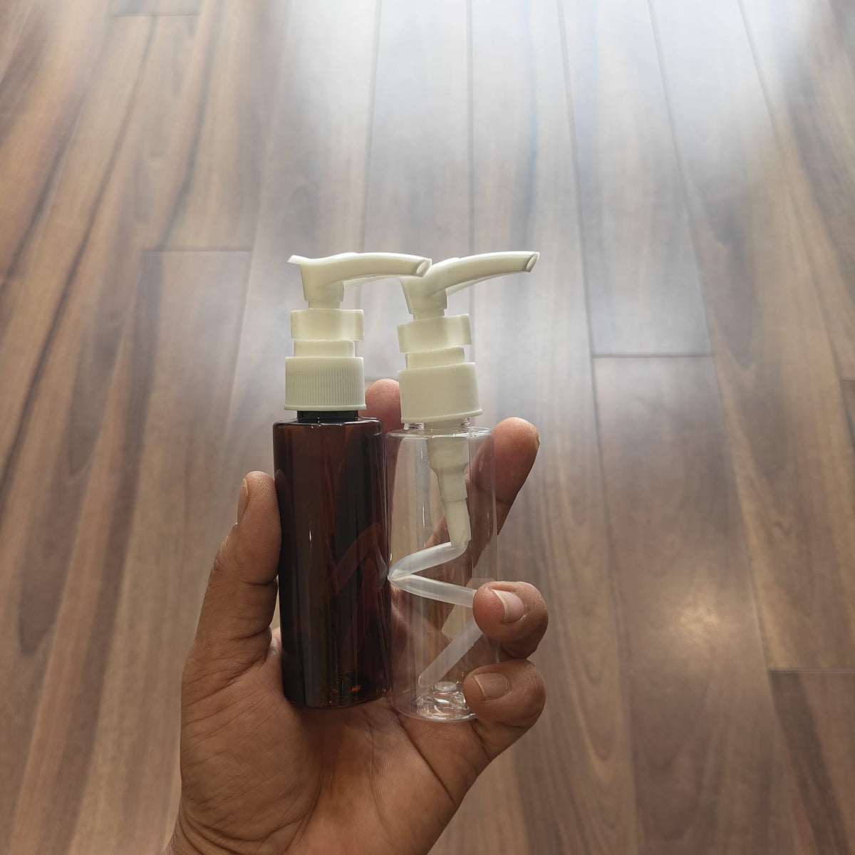 50ml Sleek PET Bottle with Dispenser Pump