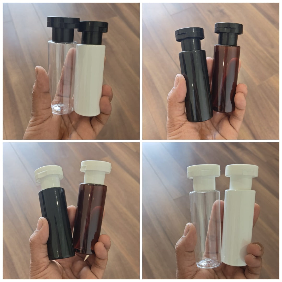 50ml Sleek PET VOLZA Flip Top Cap Bottle