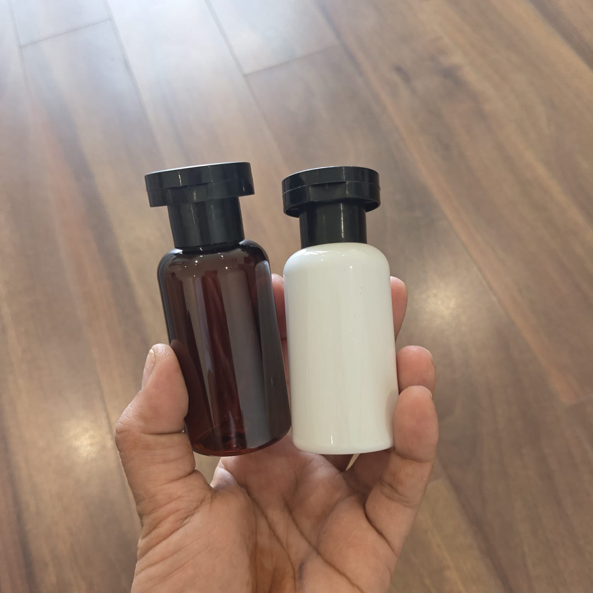 60ml Short Boston PET VOLZA Flip Top Cap Bottle