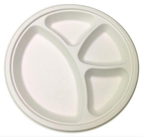 Bagasse Plates 4CP- 11" (inch) Round