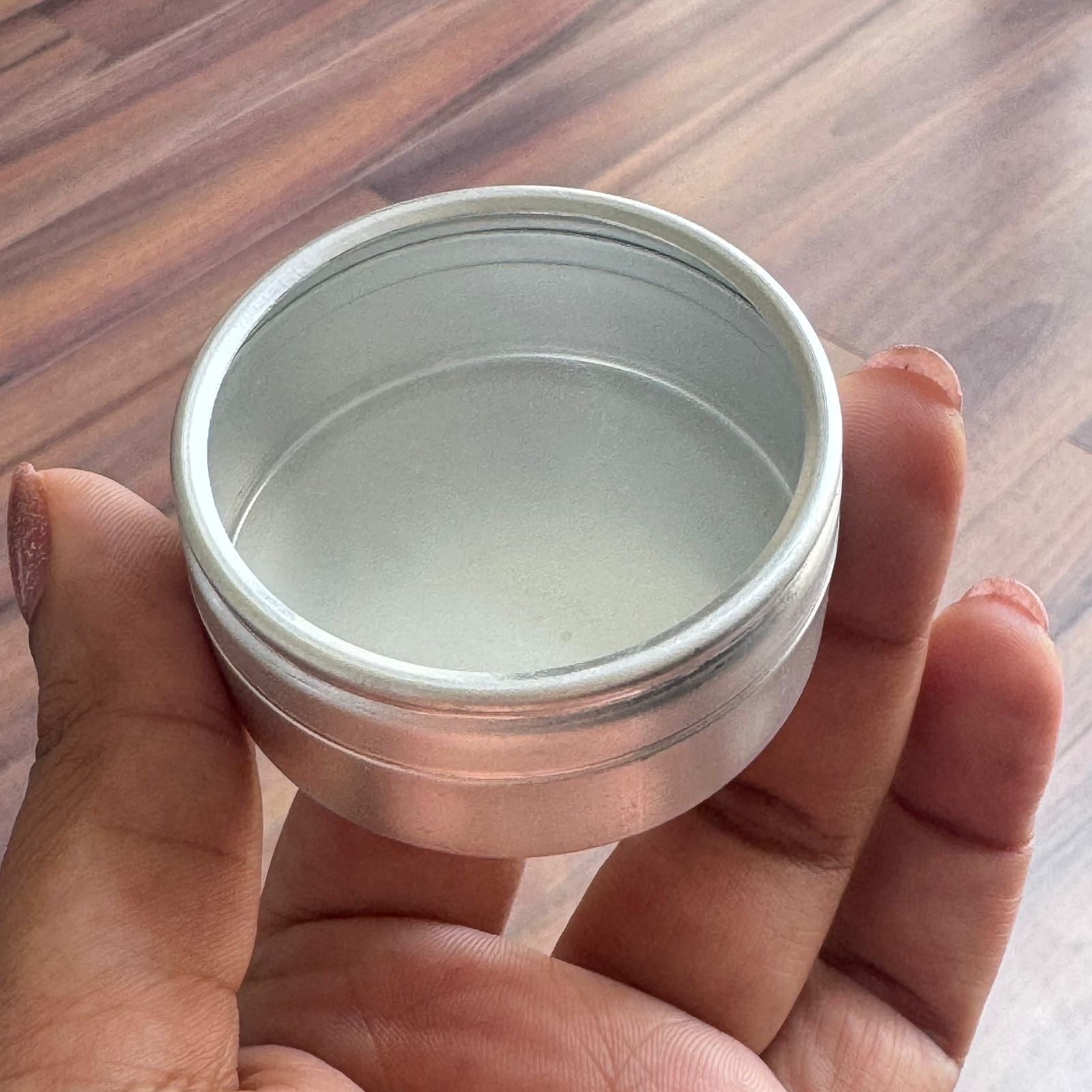 Aluminium Round Container 30ml with window — Premium Cosmetic & Candle Tin