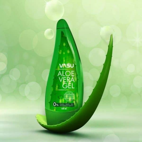 Cosmetic Pet Aloe Vera Gel Bottle - Green (120ml)