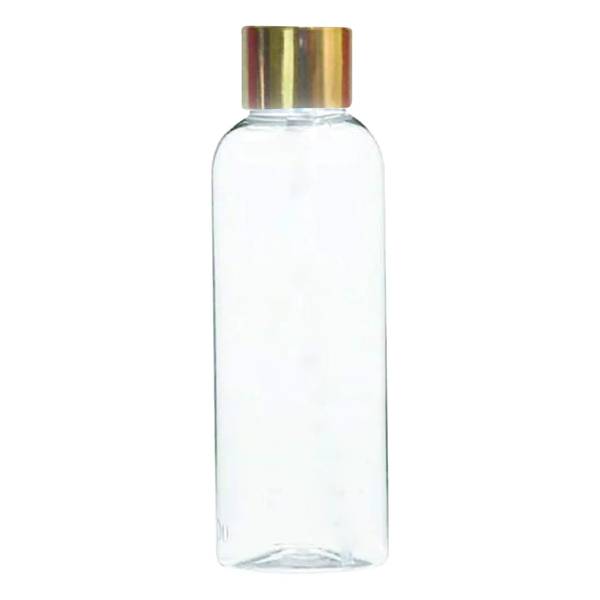 Cosmetic Round Pet Bottle with Screw Cap (nonFTC) - Clear, Amber(100ml)