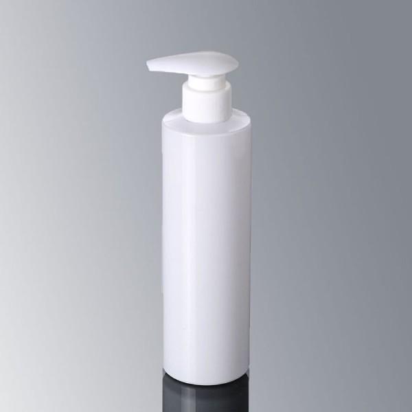 Cosmetic Sleek Pet Bottle with Lotion/ Dispenser Pump -White (200ml)