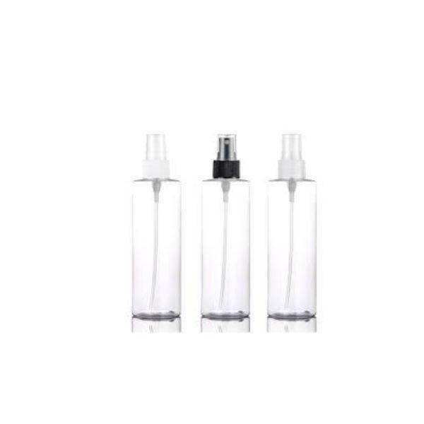 Cosmetic Sleek Pet Bottle with Spray Pump - Clear (200ml)