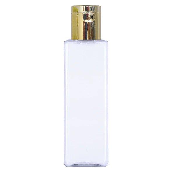 Cosmetic Square Czs Pet Bottle with Flip Top Cap - Clear (100ml)